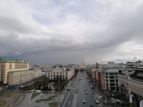Панорама центра Москвы с высоты
